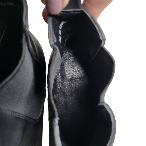 Roolee Faux Leather Ankle Bootie Black Boots Women's US 10 - Picture 5 of 10